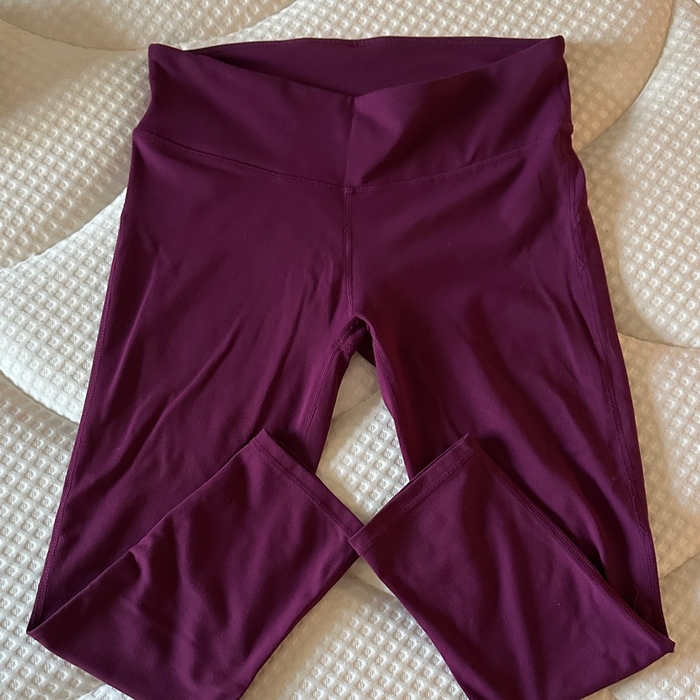 Fabletics Burgundy Leggings
